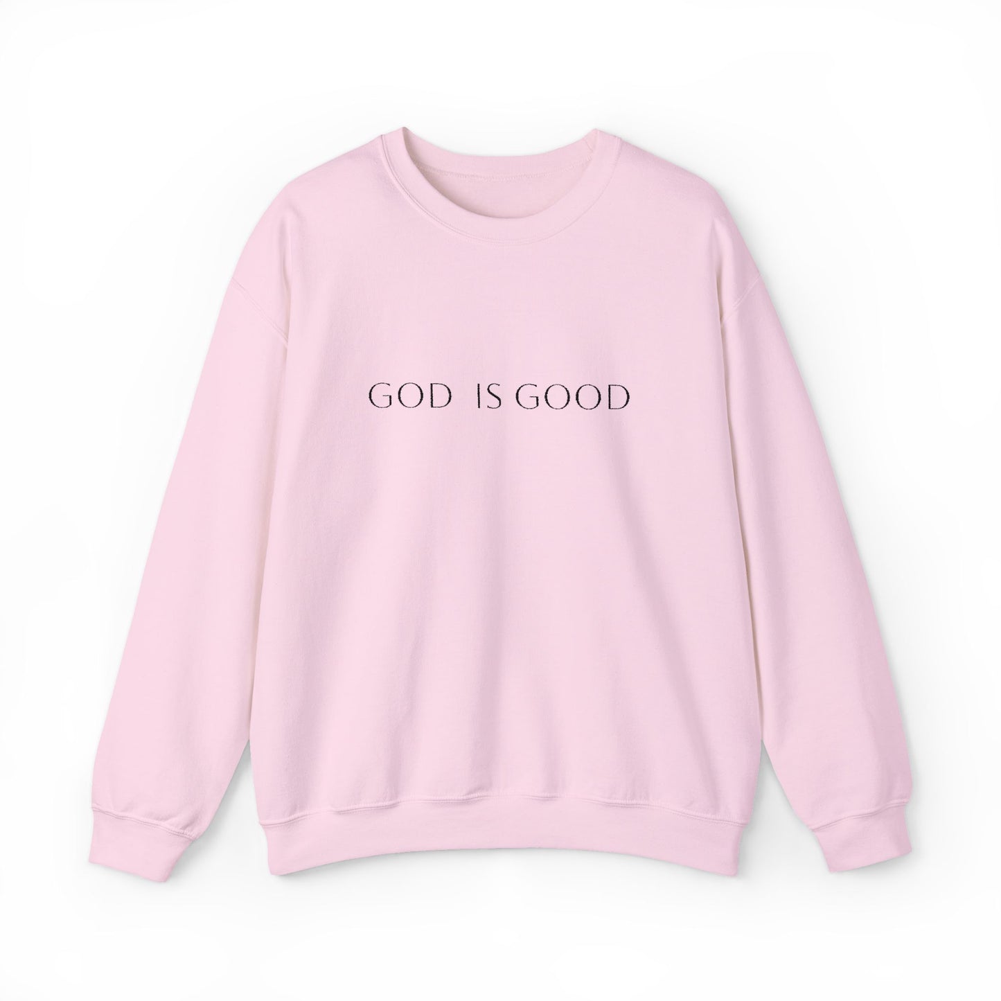 God is Good Embroidered Crewneck Sweatshirt - 3 Colors!