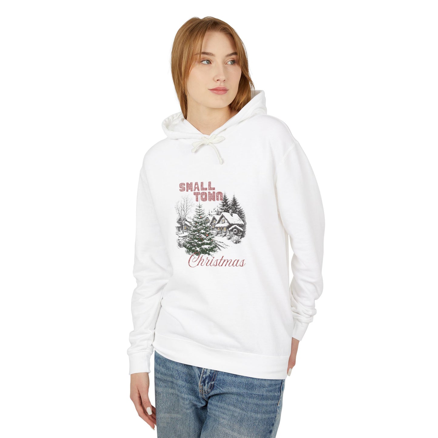 Small Town Christmas Women's Hoodie Sweatshirt