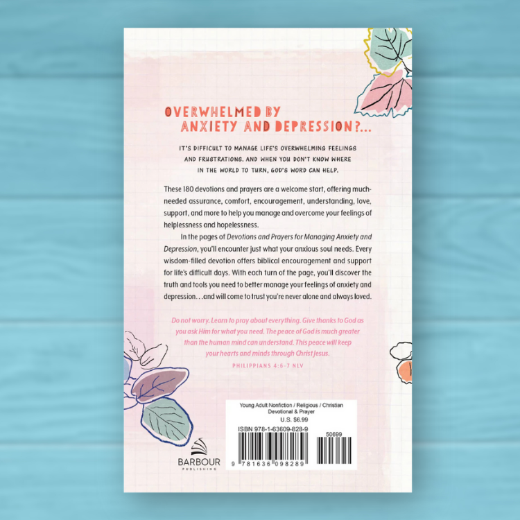 Devotions & Prayers for Managing Anxiety & Depression – Teen Girls