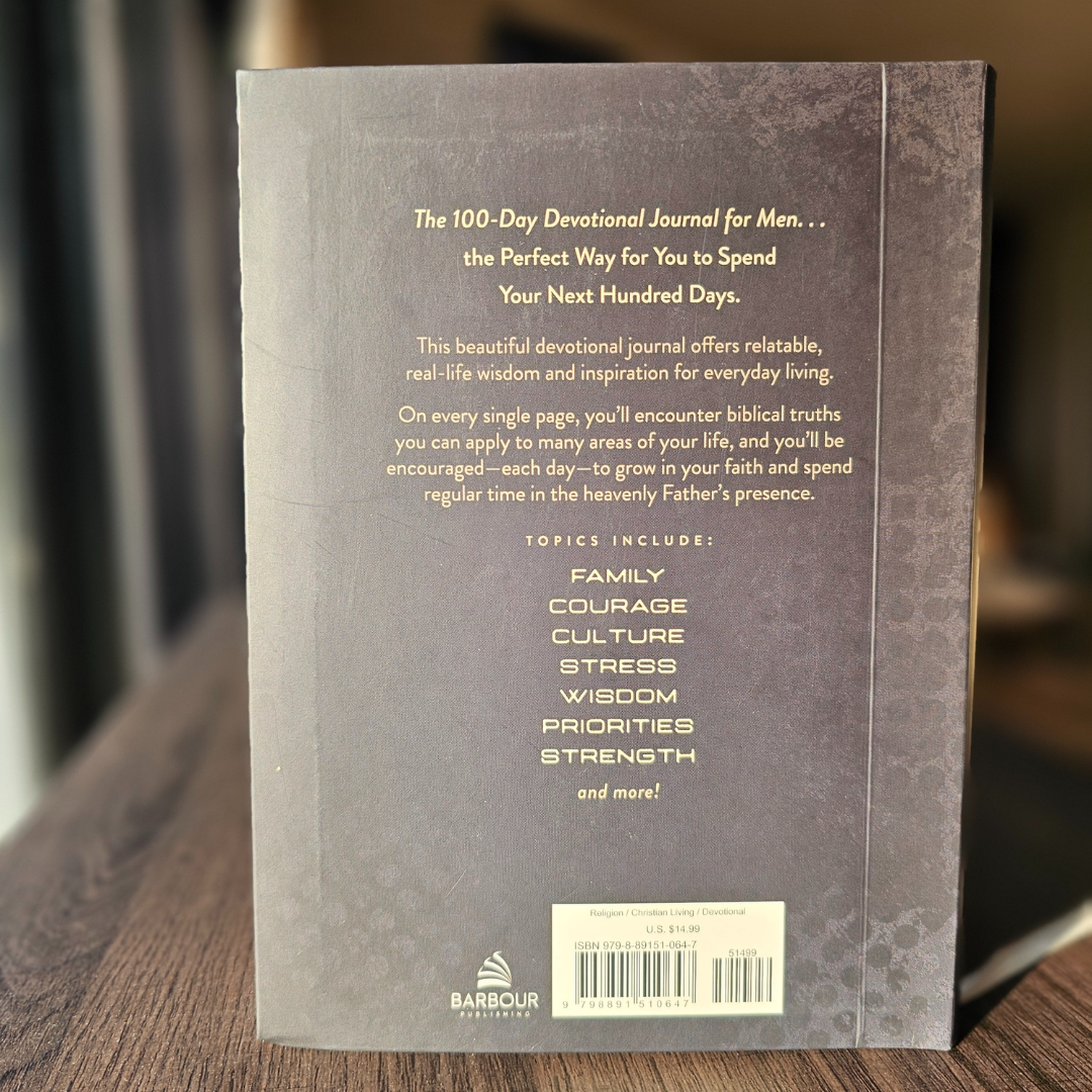 The 100-Day Devotional Journal for Men