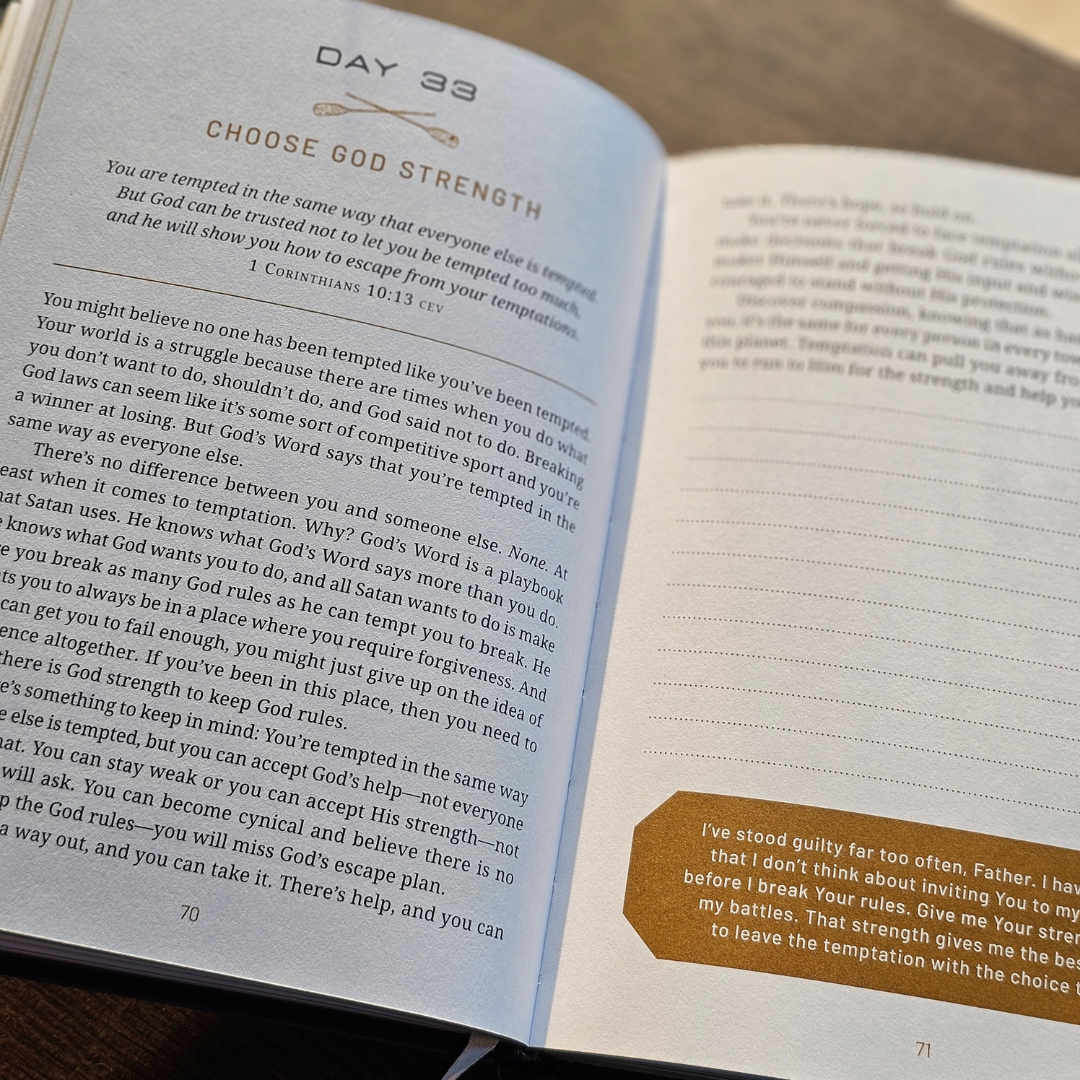 The 100-Day Devotional Journal for Men