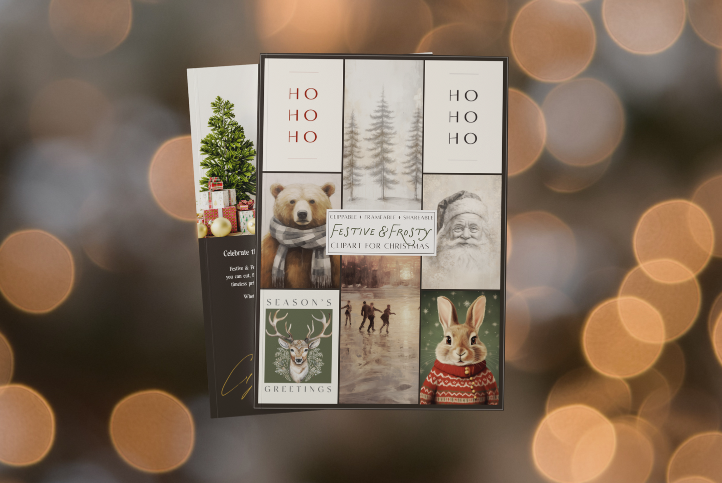 Festive & Frosty Clipart for Christmas (Instant Download Edition)