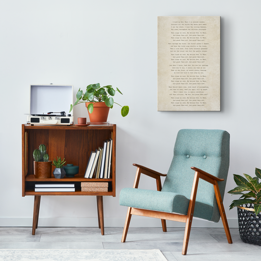 How Great Thou Art Canvas Wall Art – 24" x 36"