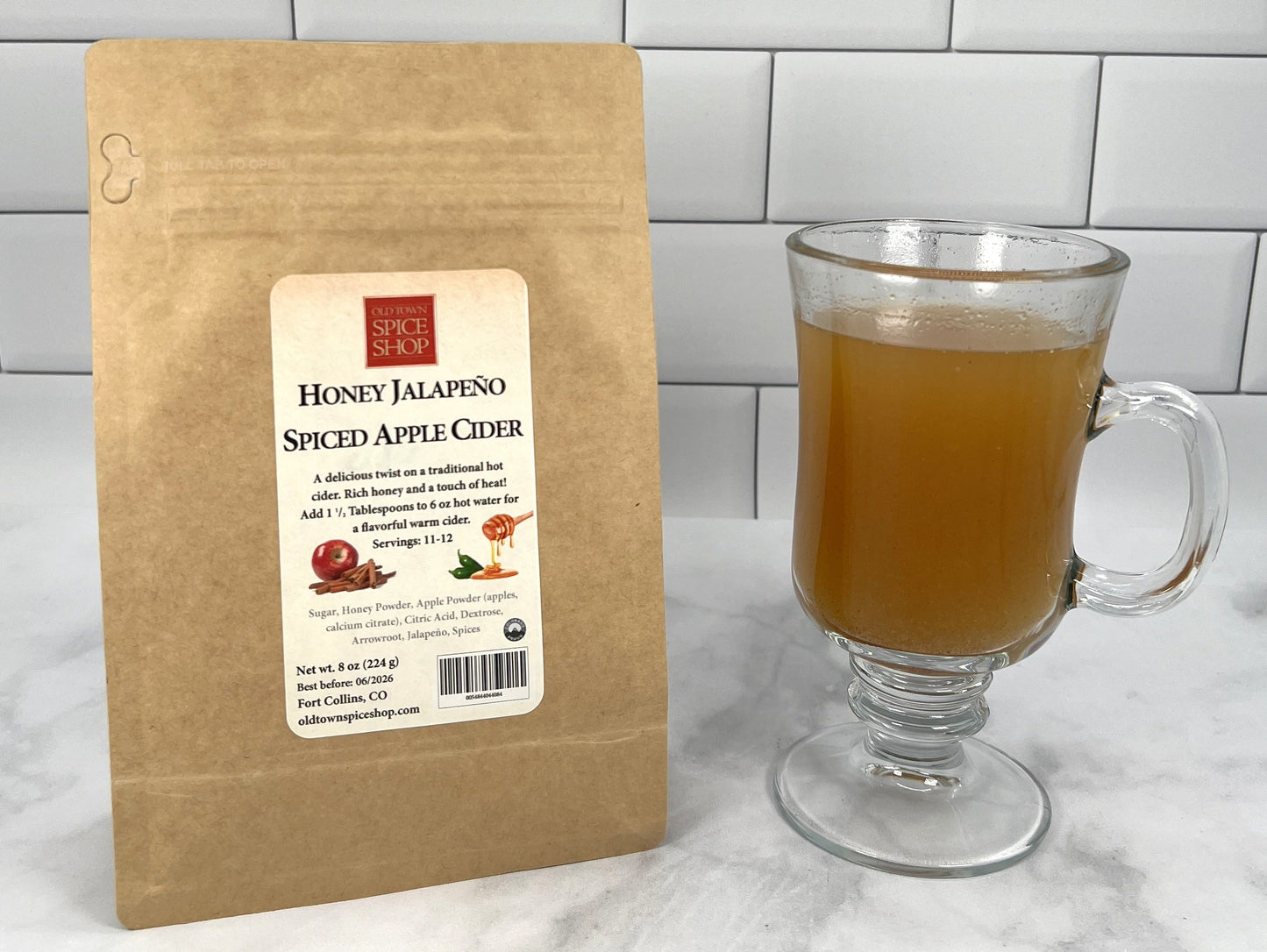 Honey Jalapeño Spiced Apple Cider | Sweet & Spicy Drink Mix - 8 oz