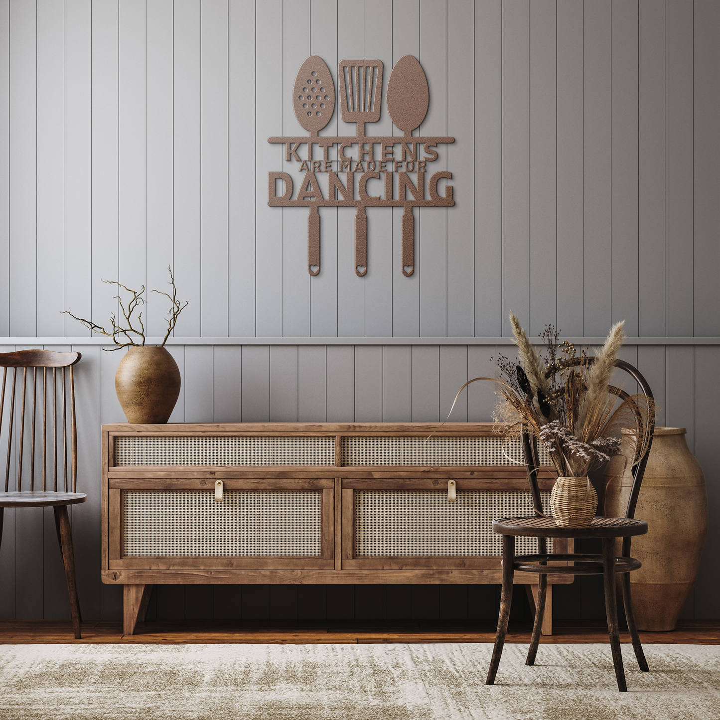 Kitchens_are_Made_for_Dancing_Metal_Die-_Copper_Rustic_Hallway_Mockup.png