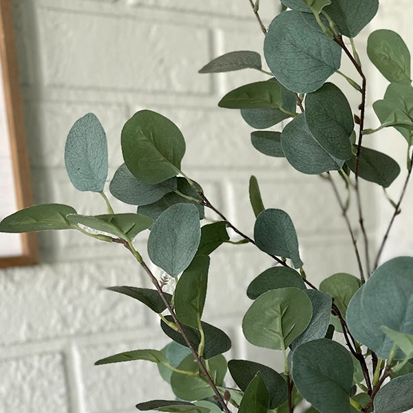 5' Tall Lifelike Potted Tree with Realistic Leaves and Moss Detail