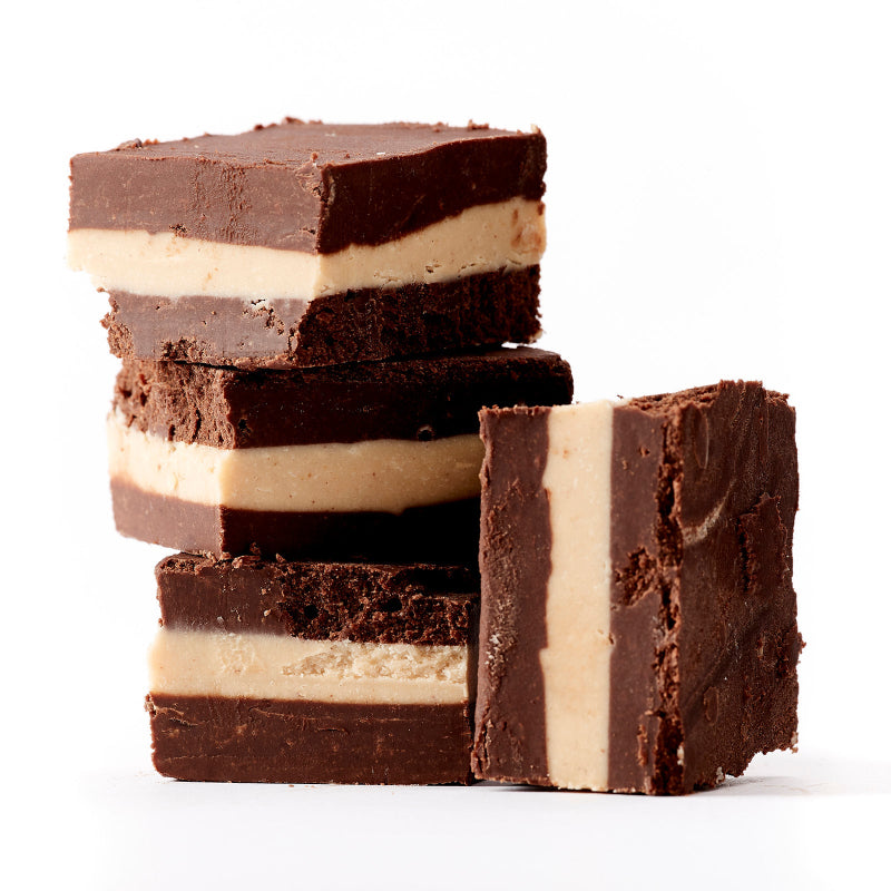 Dark Chocolate and Peanut Butter Squares | Gluten Free