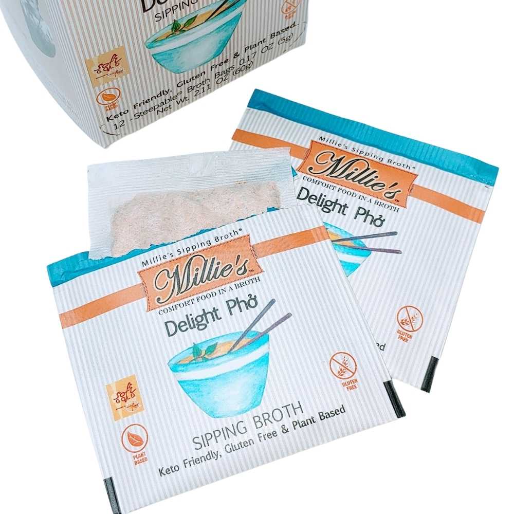 Millie’s Delight Pho Sipping Broth – 2 Box Pack (24 Servings)