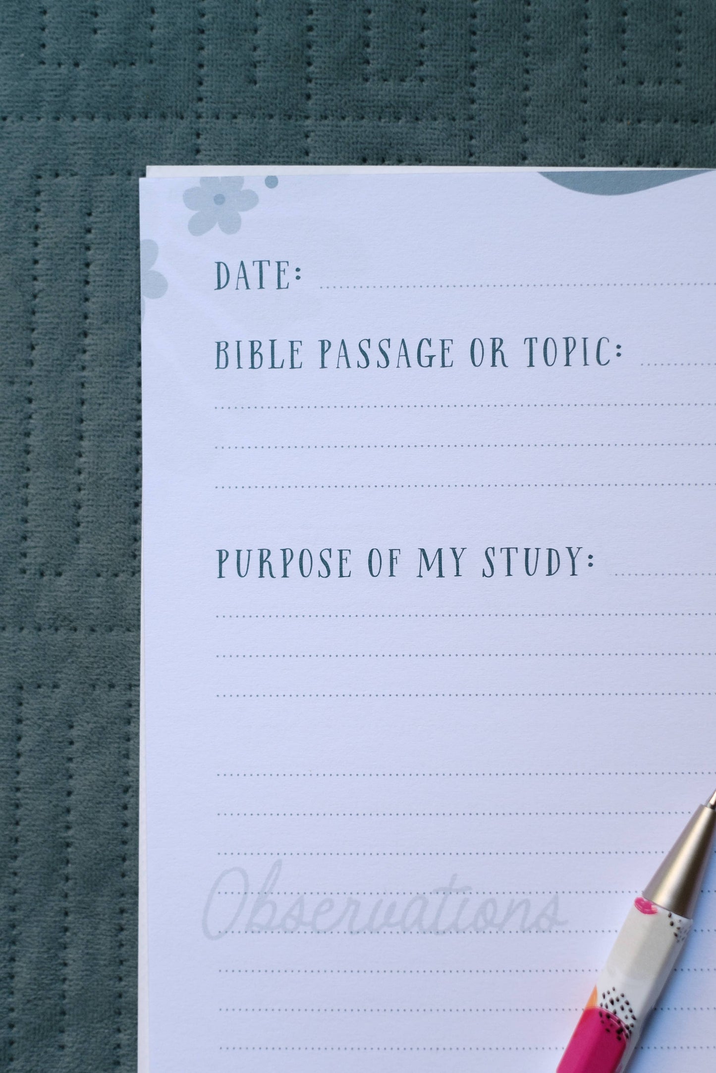 Taking Your Time Through the Bible Journal