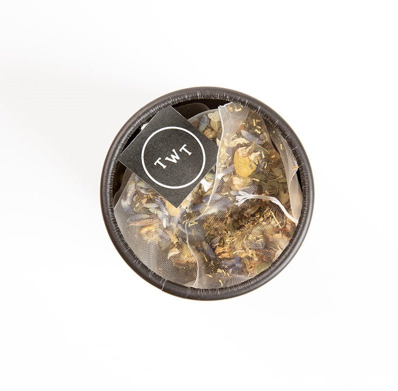 Spa Bliss Mini Tea Tube – Calming Herbal Blend (5 Pyramid Sachets)