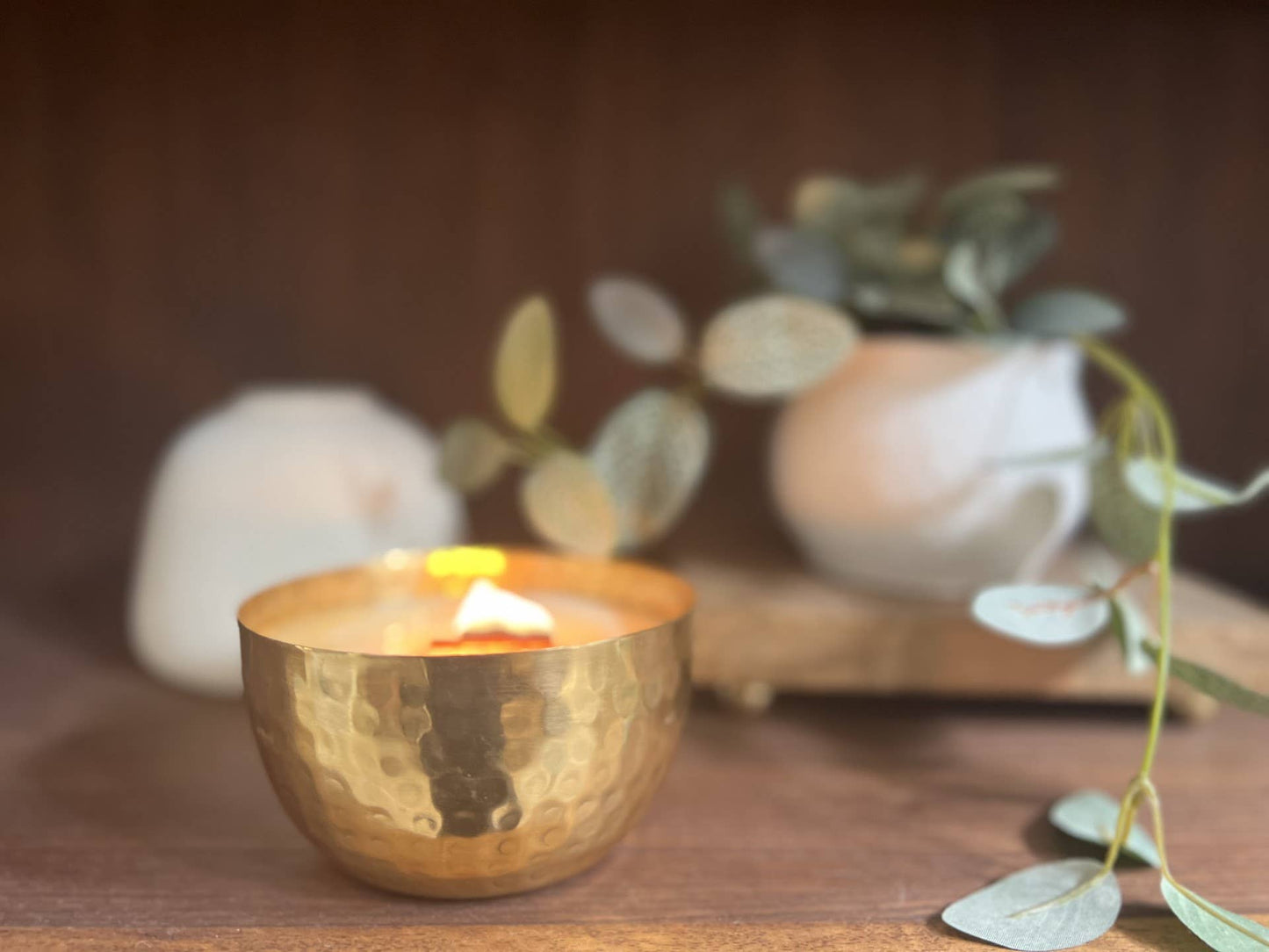 Raw Cinnamon & Cloves – Solid Brass 14oz Pure Soy Candle