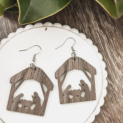 Christmas Nativity Earrings