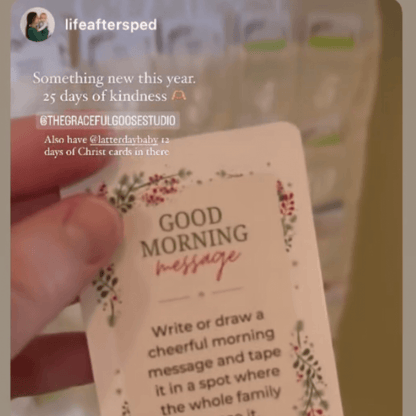 Advent Kindness Calendar – White