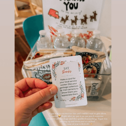 Advent Kindness Calendar – Red & Green