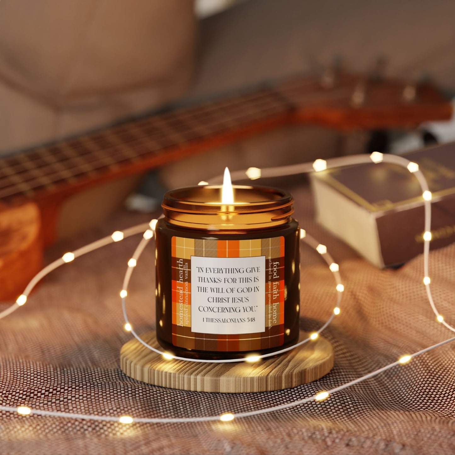Give Thanks Soy Candle Jar