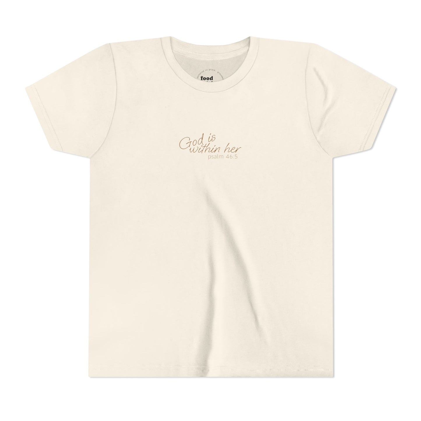 Psalm 46:5 "God is within Her" Girls Short Sleeve Tee - 5 Colors!!