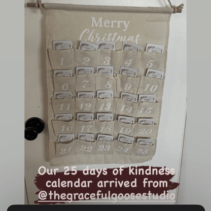 Advent Kindness Calendar – White