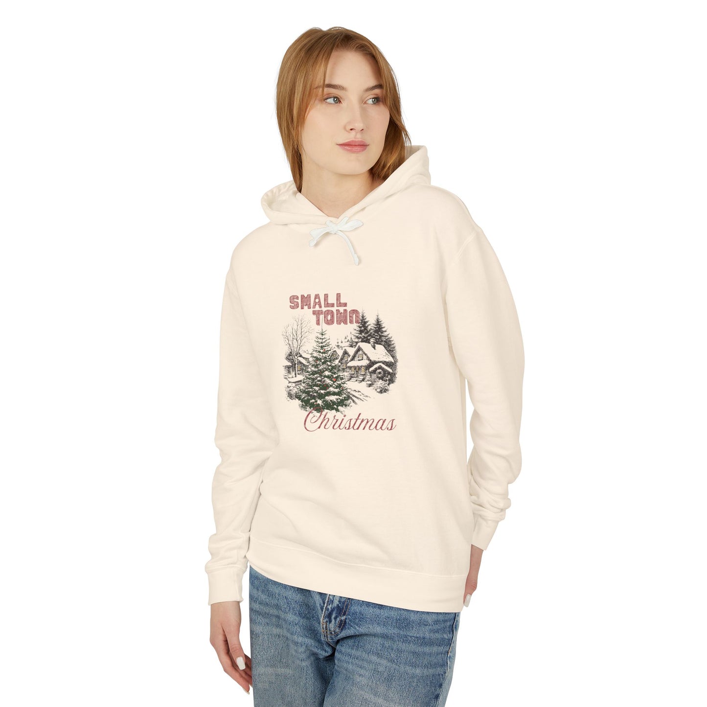 Small Town Christmas Women's Hoodie Sweatshirt