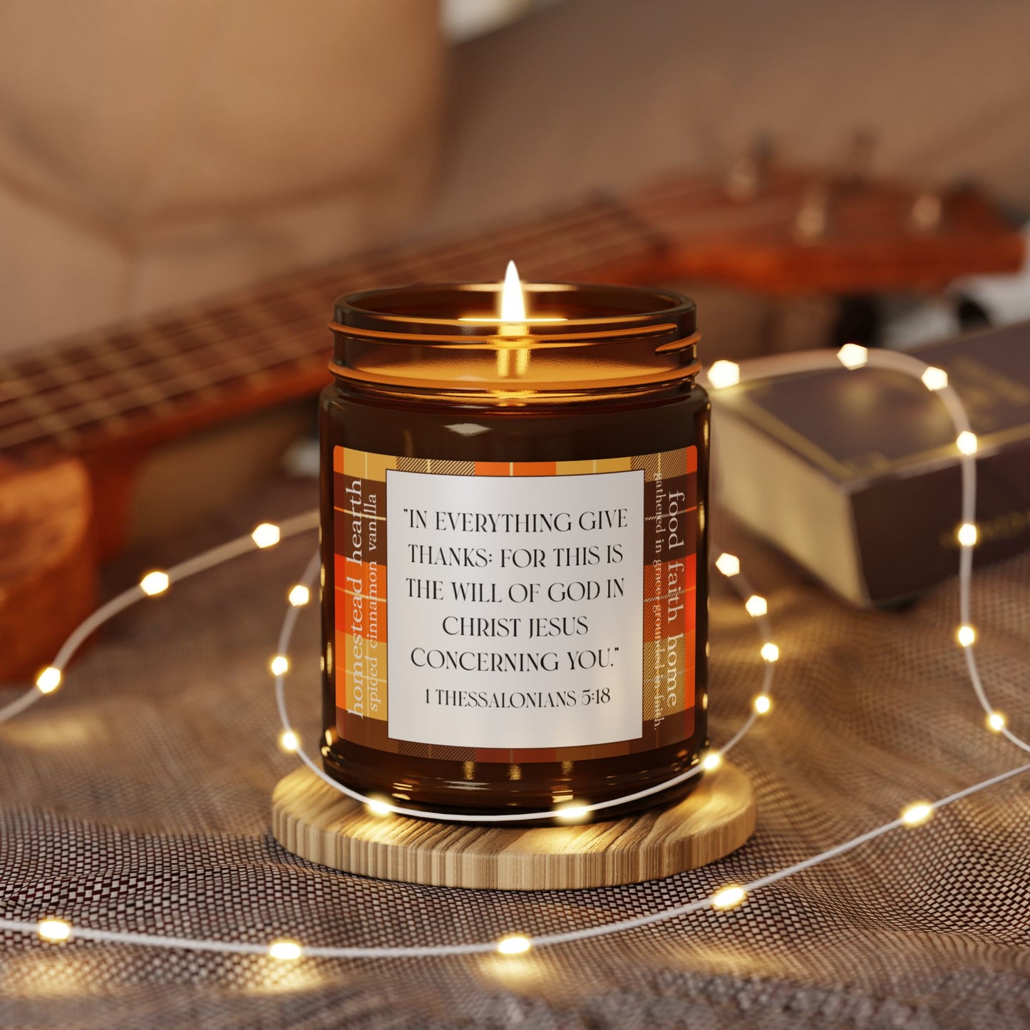 Give Thanks Soy Candle Jar