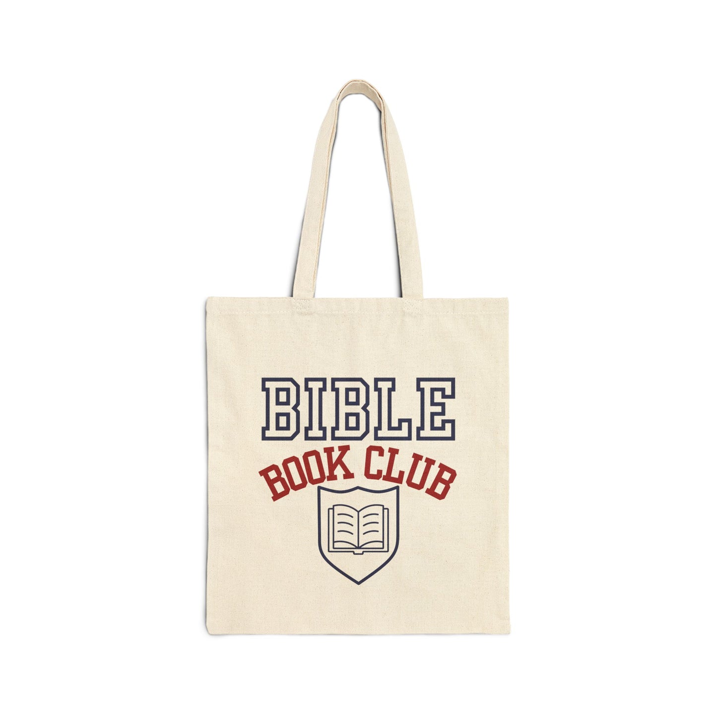 Bible Book Club Tote Bag — Canvas Christian Book Club Tote