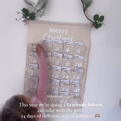 Advent Kindness Calendar – Red & Green