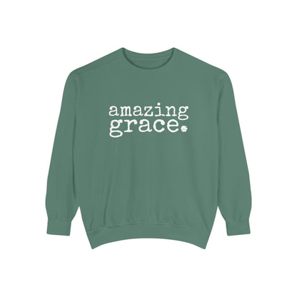 Amazing Grace Unisex Garment-Dyed Comfort Colors Sweatshirt