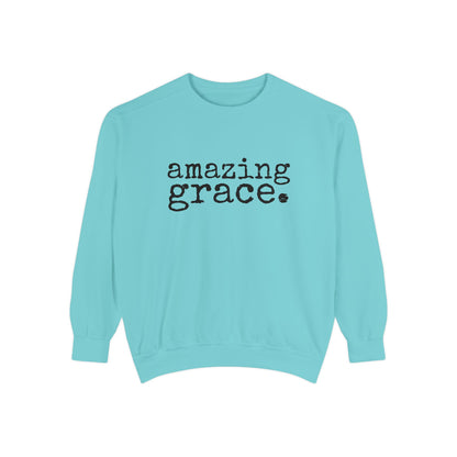 Amazing Grace Unisex Garment-Dyed Comfort Colors Sweatshirt