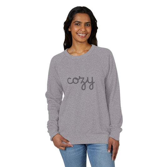 Cozy Autumn French Terry Crewneck Tonal Sweatshirt – Script Font Edition