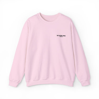 Minimal The Weird Ones Embroidered Crewneck Sweatshirt - 6 (Lighter) Colors!!