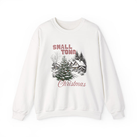 Small Town Christmas Women's Crewneck Sweatshirt