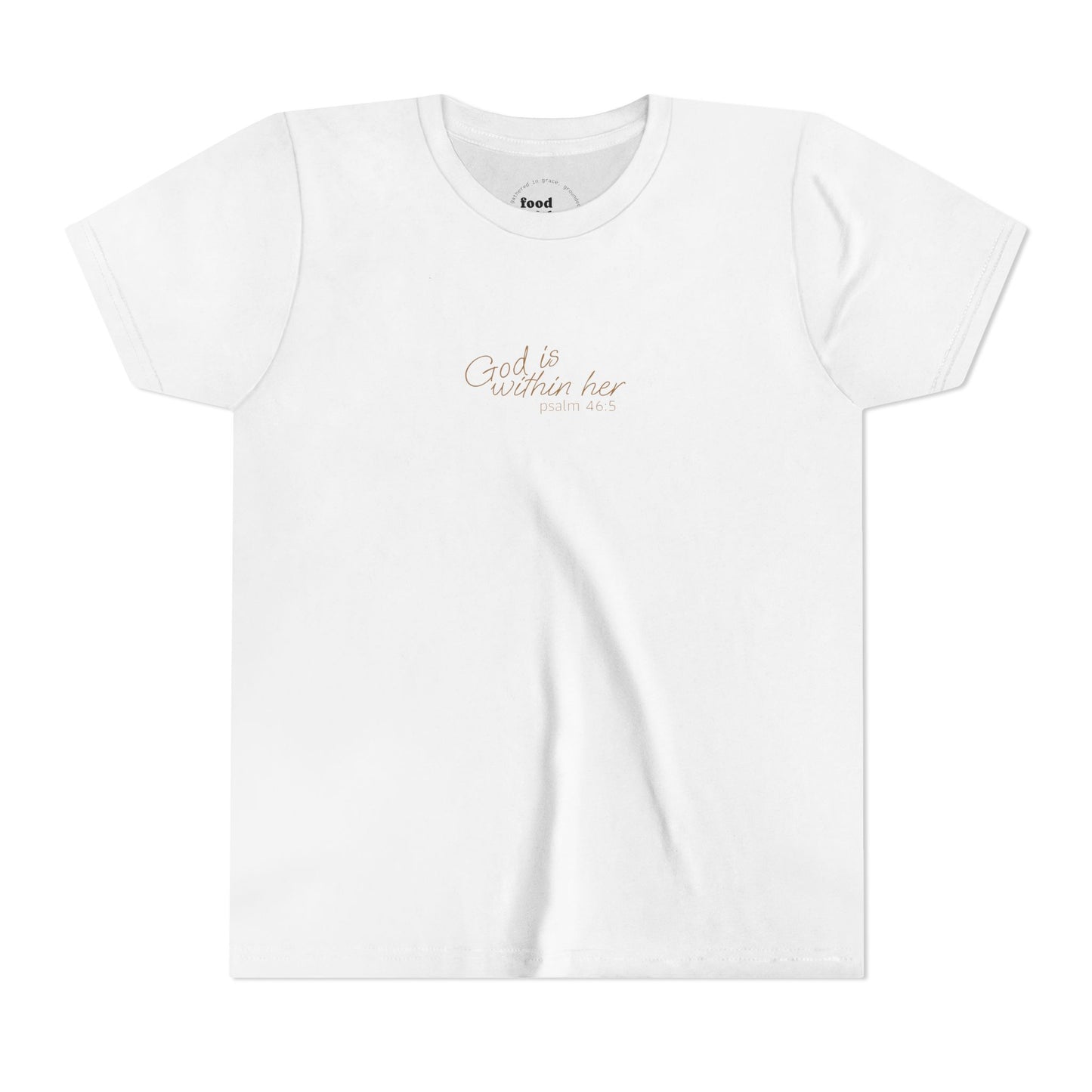Psalm 46:5 "God is within Her" Girls Short Sleeve Tee - 5 Colors!!