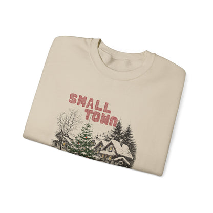 Small Town Christmas Women's Crewneck Sweatshirt