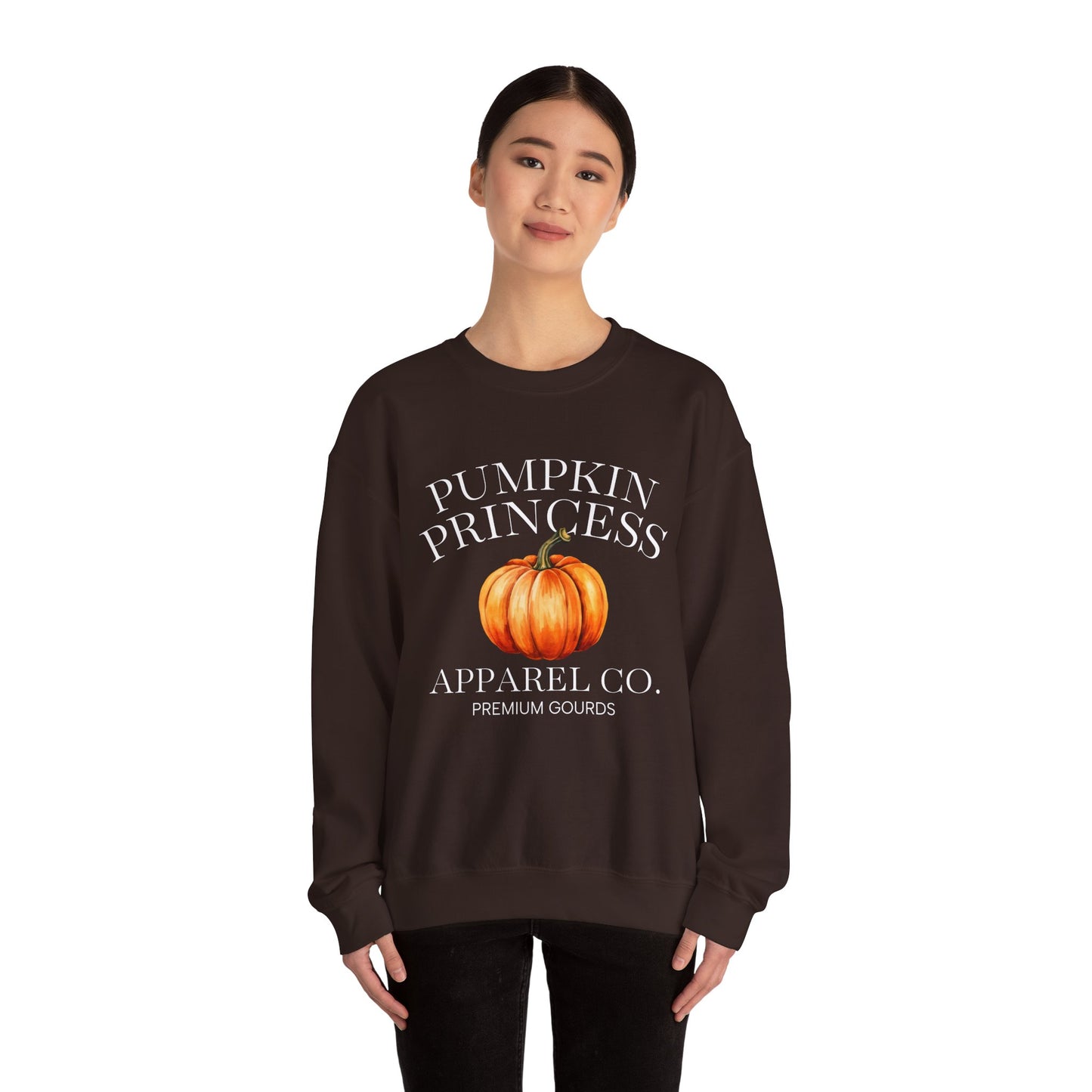 Pumpkin Princess Autumn Crewneck Sweatshirt – 4 Colors!