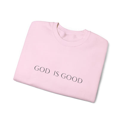 God is Good Embroidered Crewneck Sweatshirt - 3 Colors!