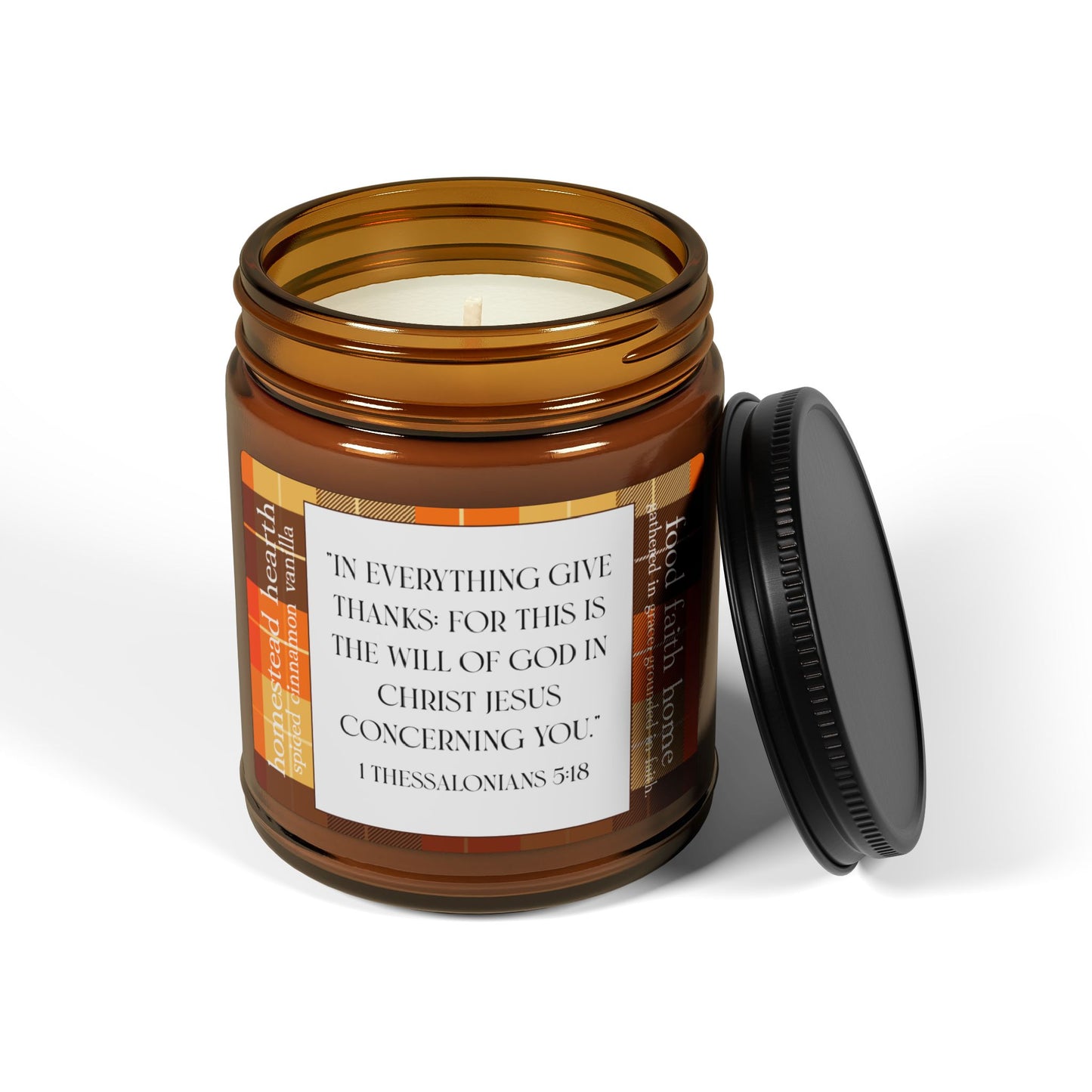 Give Thanks Soy Candle Jar