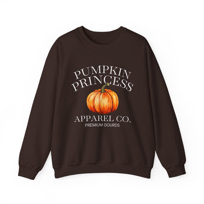 Pumpkin Princess Autumn Crewneck Sweatshirt – 4 Colors!