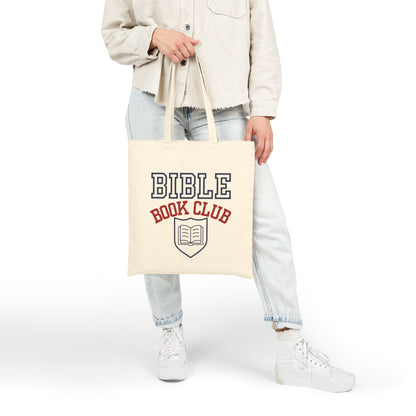 Bible Book Club Tote Bag — Canvas Christian Book Club Tote