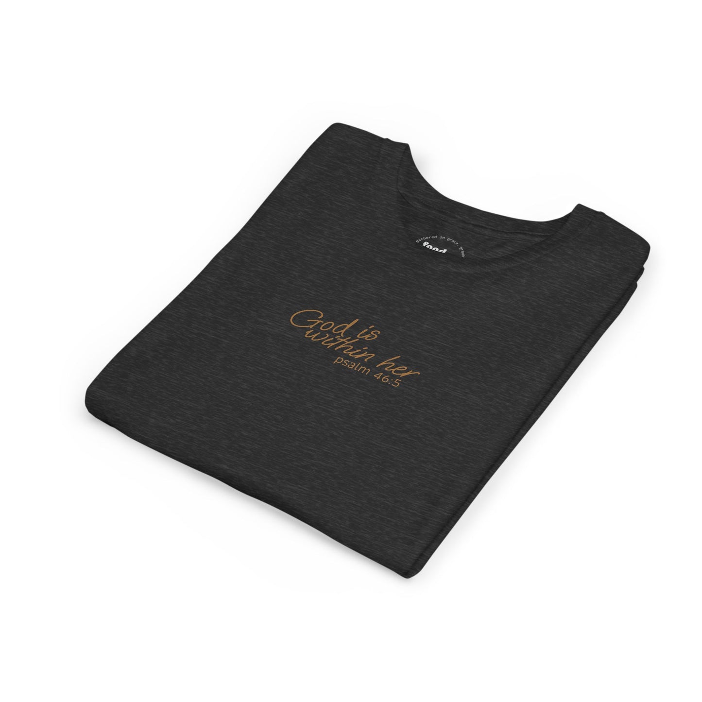 Psalm 46:5 "God is within Her" Girls Short Sleeve Tee - 5 Colors!!
