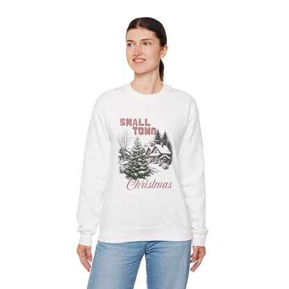 Small Town Christmas Women's Crewneck Sweatshirt