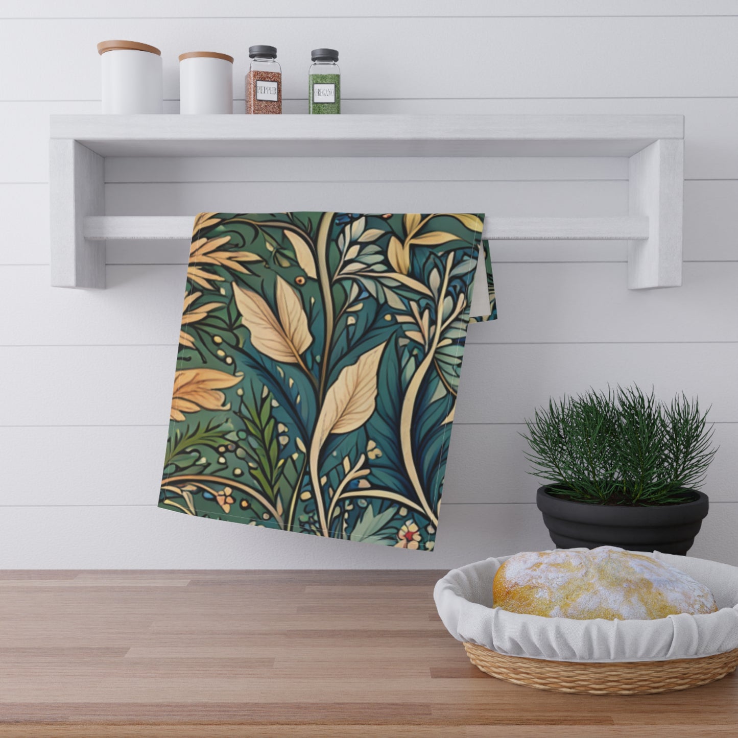 Turning Leaves Tea Towel - 2 Material Options!!