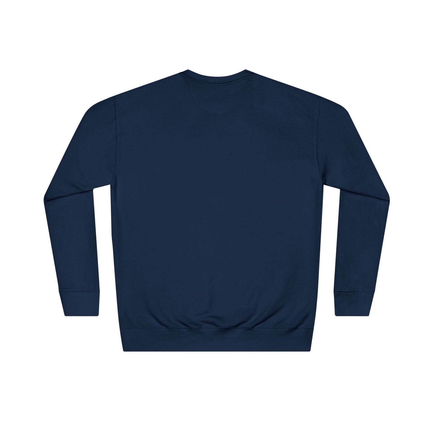 Crewneck Sweatshirt – 'International Vibes' Minimal Text Logo, Neutral Cozy Pullover