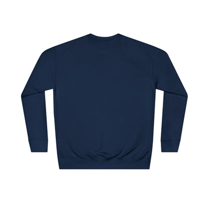 Crewneck Sweatshirt – 'International Vibes' Minimal Text Logo, Neutral Cozy Pullover