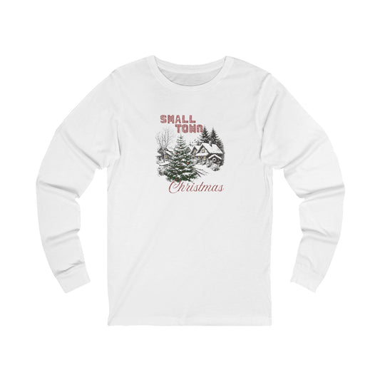 Small Town Christmas Women's Long Sleeve Tee