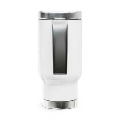 PRAY Buffalo Check Stainless Steel Travel Mug – 14oz