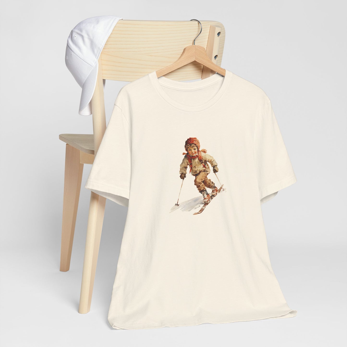 Vintage Skier Women's Tee Shirt