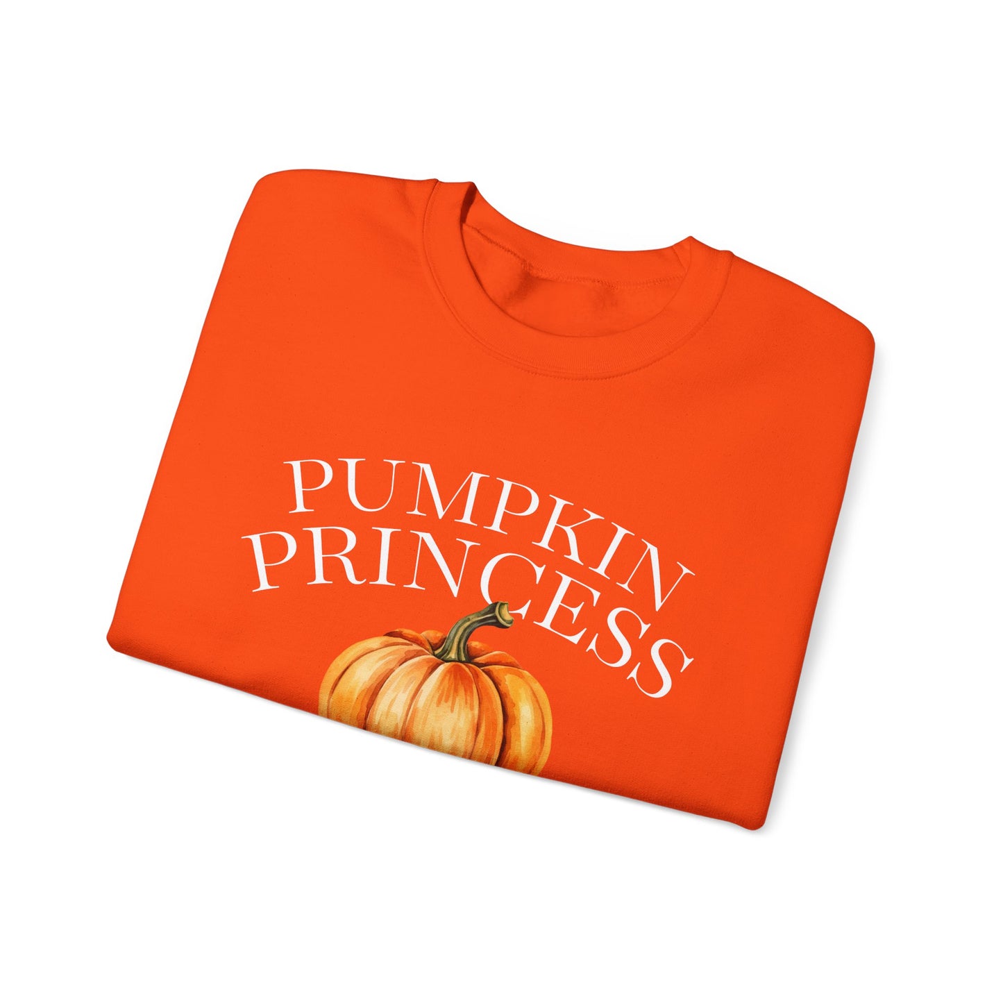 Pumpkin Princess Autumn Crewneck Sweatshirt – 4 Colors!