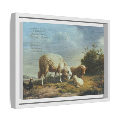 Framed "Jesus Loves Me" Canvas Wall Art