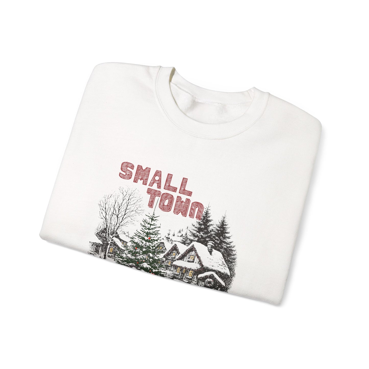 Small Town Christmas Women's Crewneck Sweatshirt