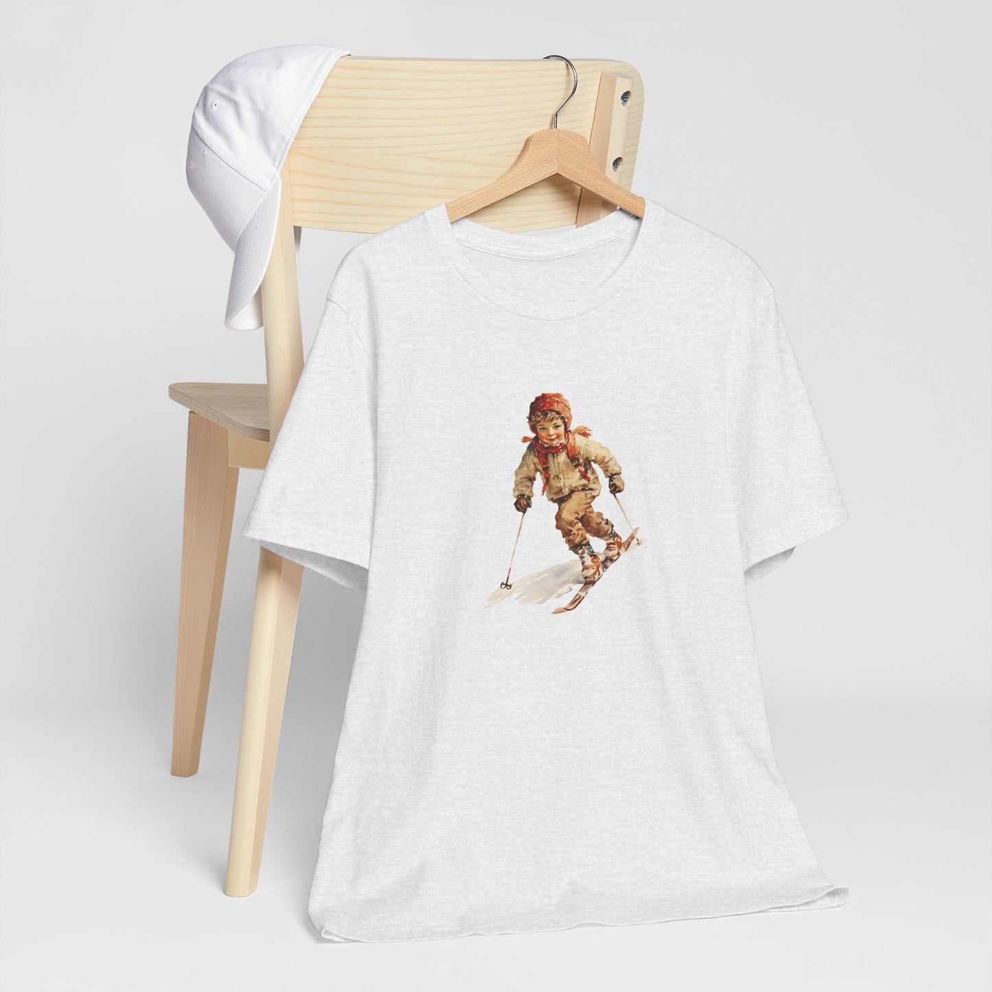 Vintage Skier Women's Tee Shirt