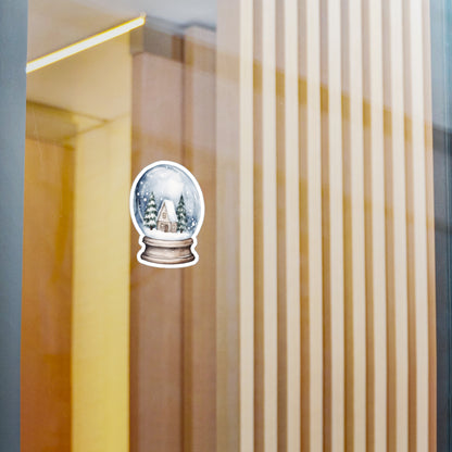 Winter Wonderland Snow Globe Vinyl Decals